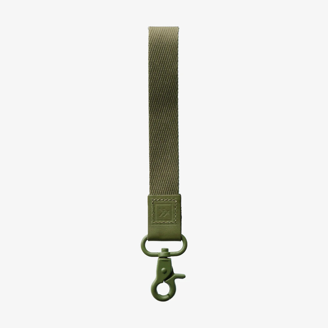 Thread Olive Wrist Lanyard