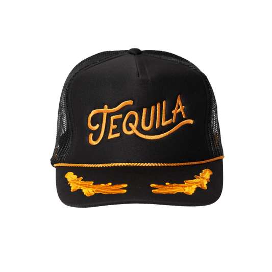 Local Beach Tequila Hat Black/Gold
