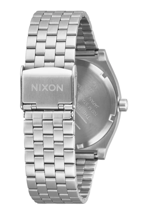 Nixon Time Teller Silver / Mandarin