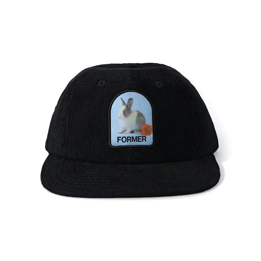Former Valentine Cord Cap Black
