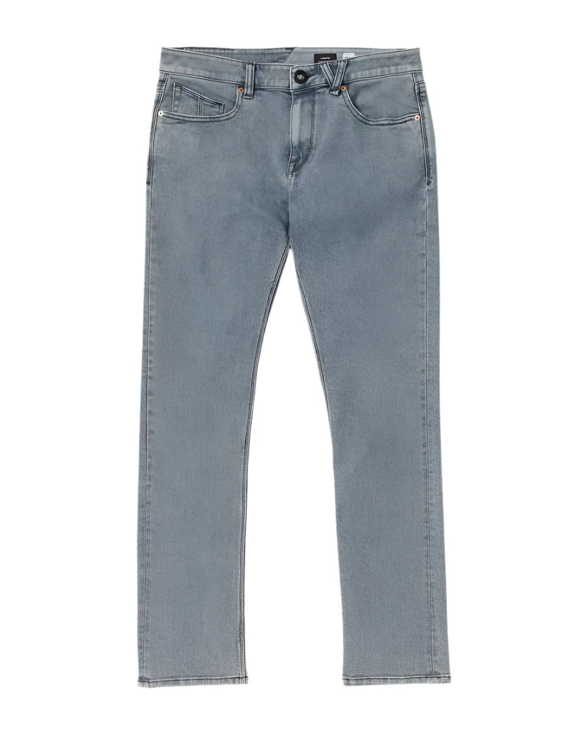 Volcom Men's Vorta Slim Fit Jeans Ash Blue