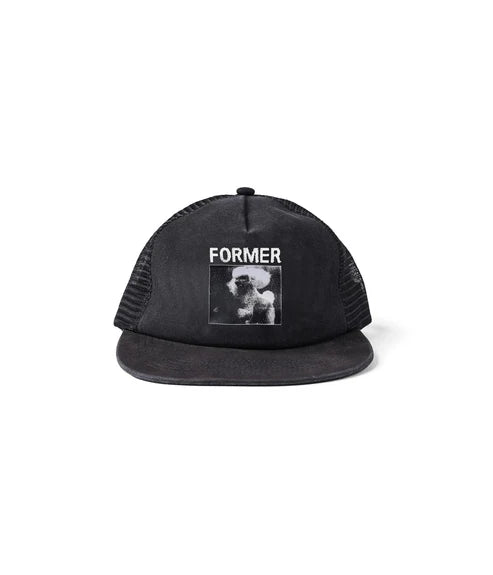 Former War Poodle Trucker Cap Black