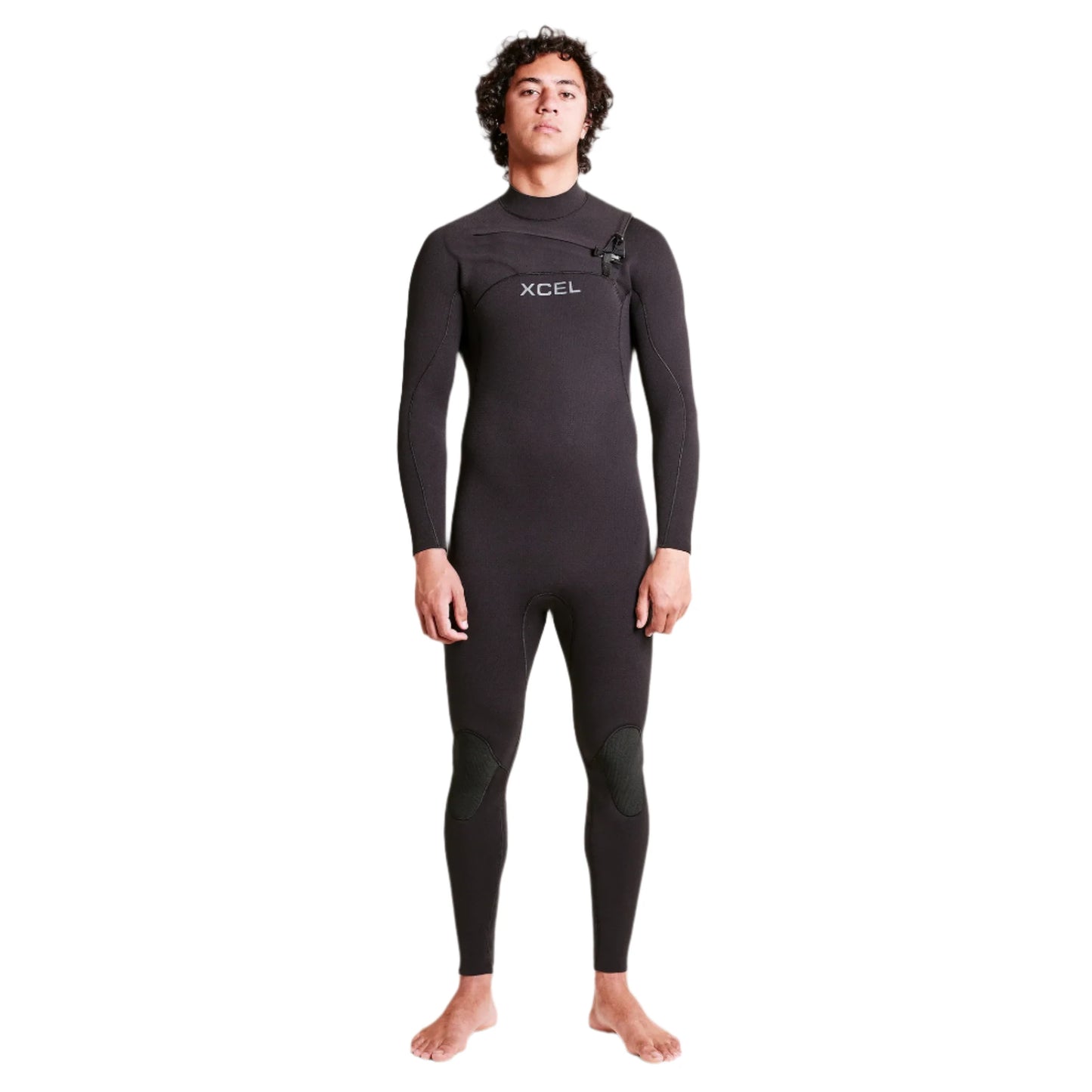 Xcel Men's 3/2mm Comp+ Chest Zip Full Wetsuit Black