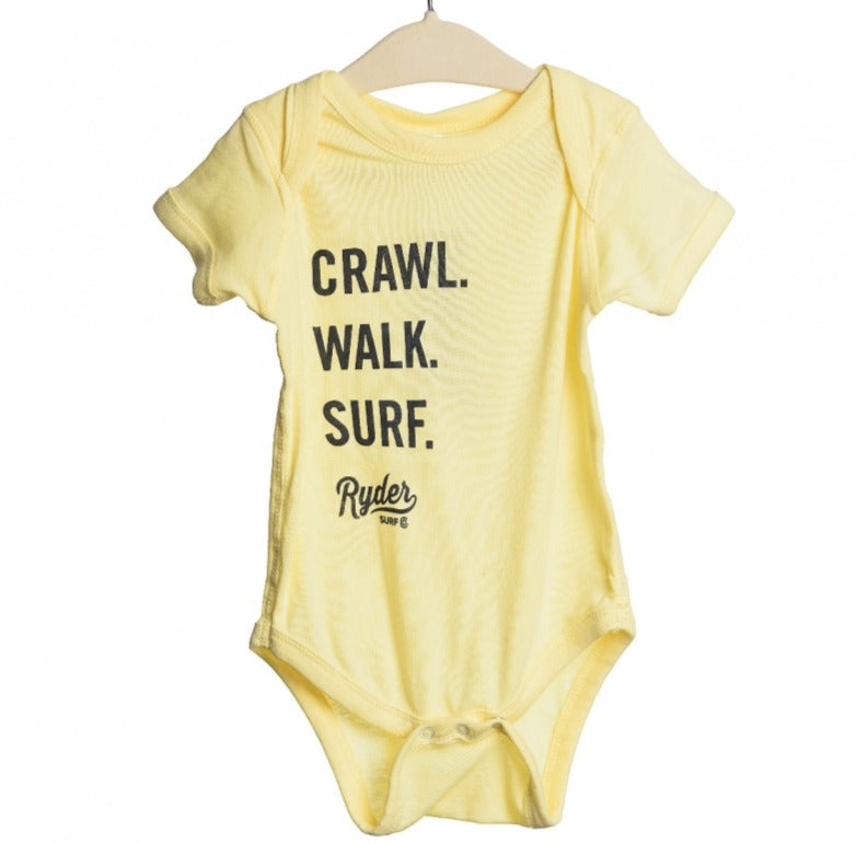 Ryder Surf Toddler Crawl Walk Surf Onesie