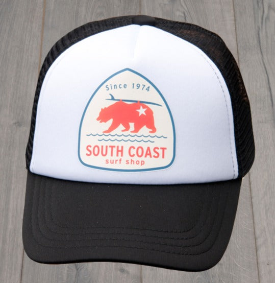 South Coast Youth Highway One Hat Black/White