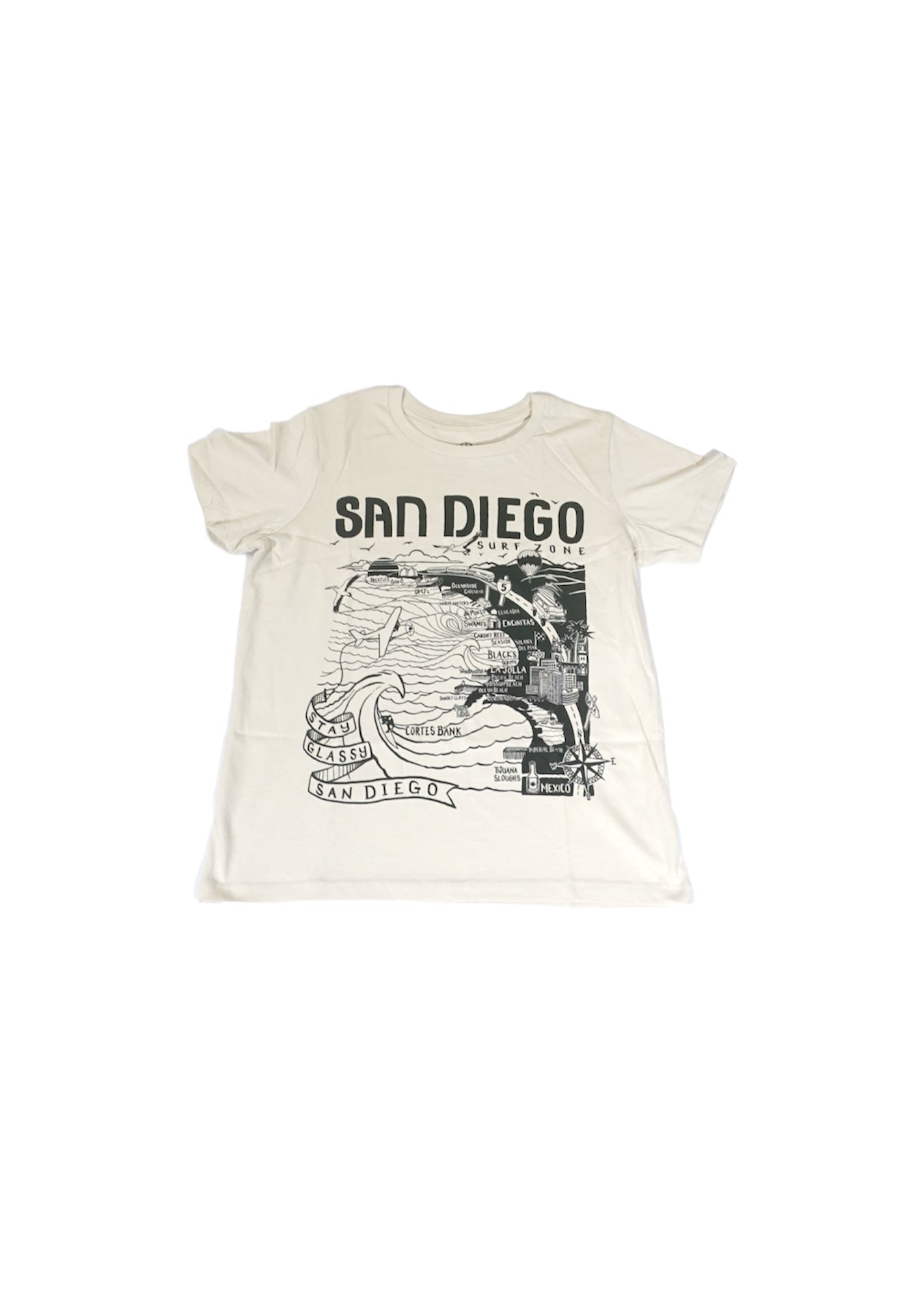 South Coast Womens SD Map Tee