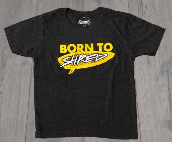 Ryder Youth Born To Shred T-Shirt Black