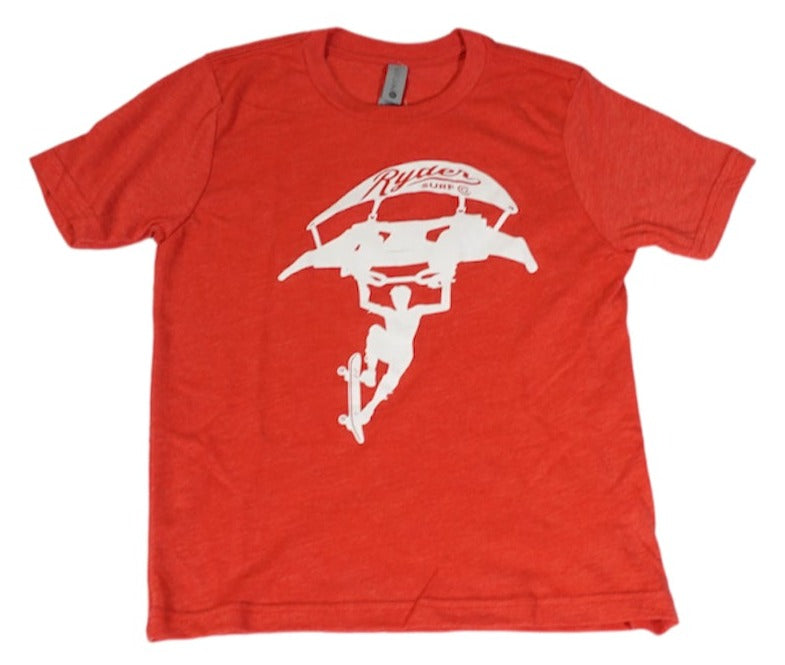Ryder Surf Kids Parachute Tee Red