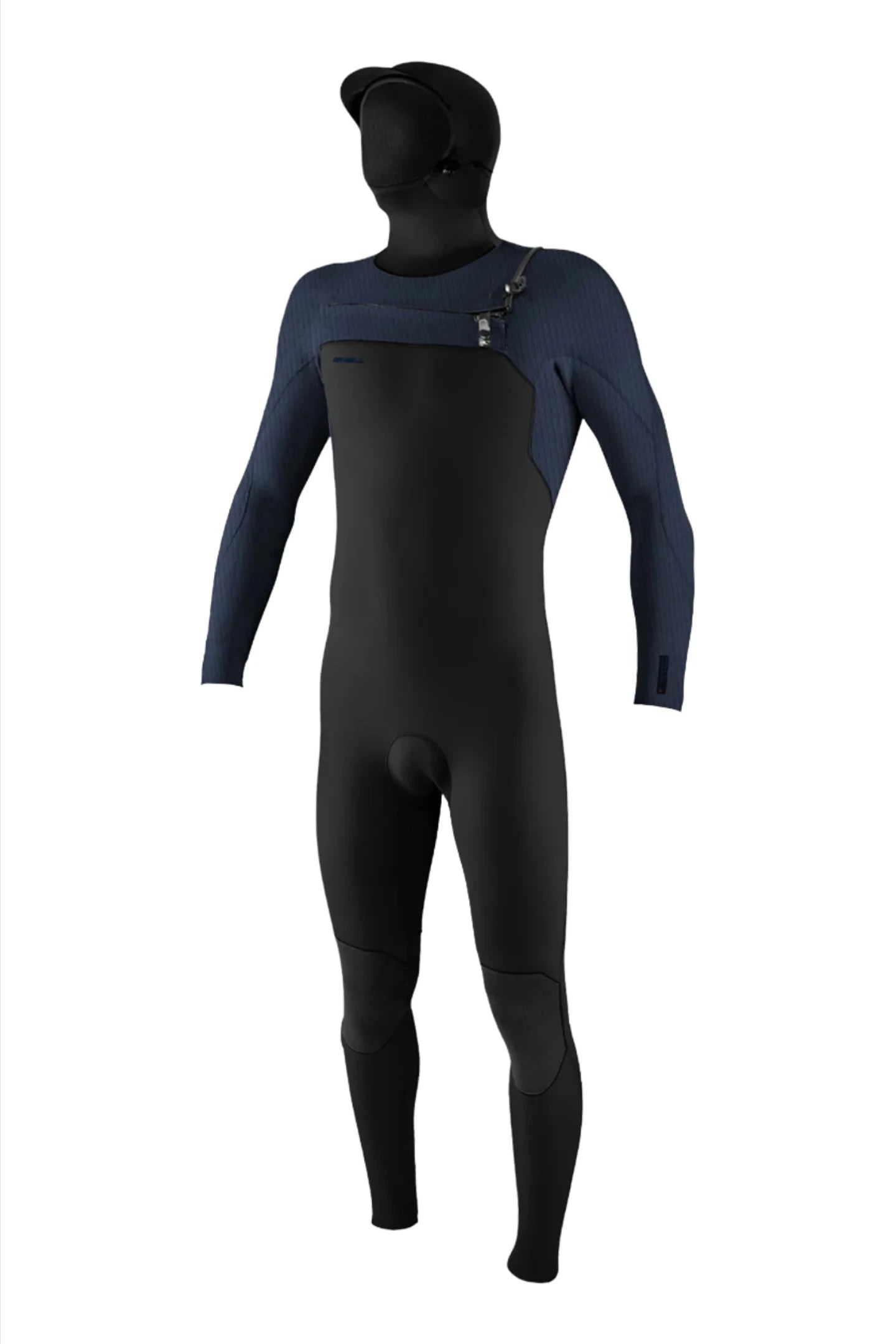 O'Neill Mens 4/3+mm Hyperfreak Hooded Chestzip Wetsuit