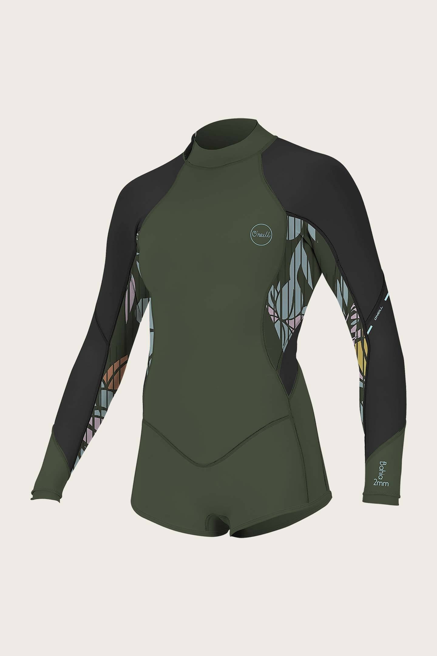 O'Neill Girls 2/1mm Bahia Back Zip Longsleeve Springsuit