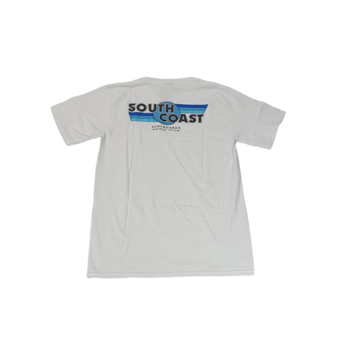 SOUTH COAST MENS RETRO FLAG TEE WHITE