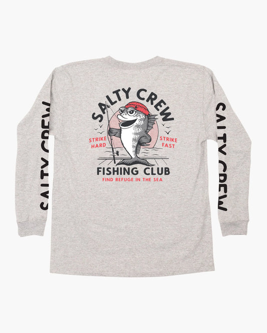 Salty Crew Boys Fishing Club Longsleeve Tee