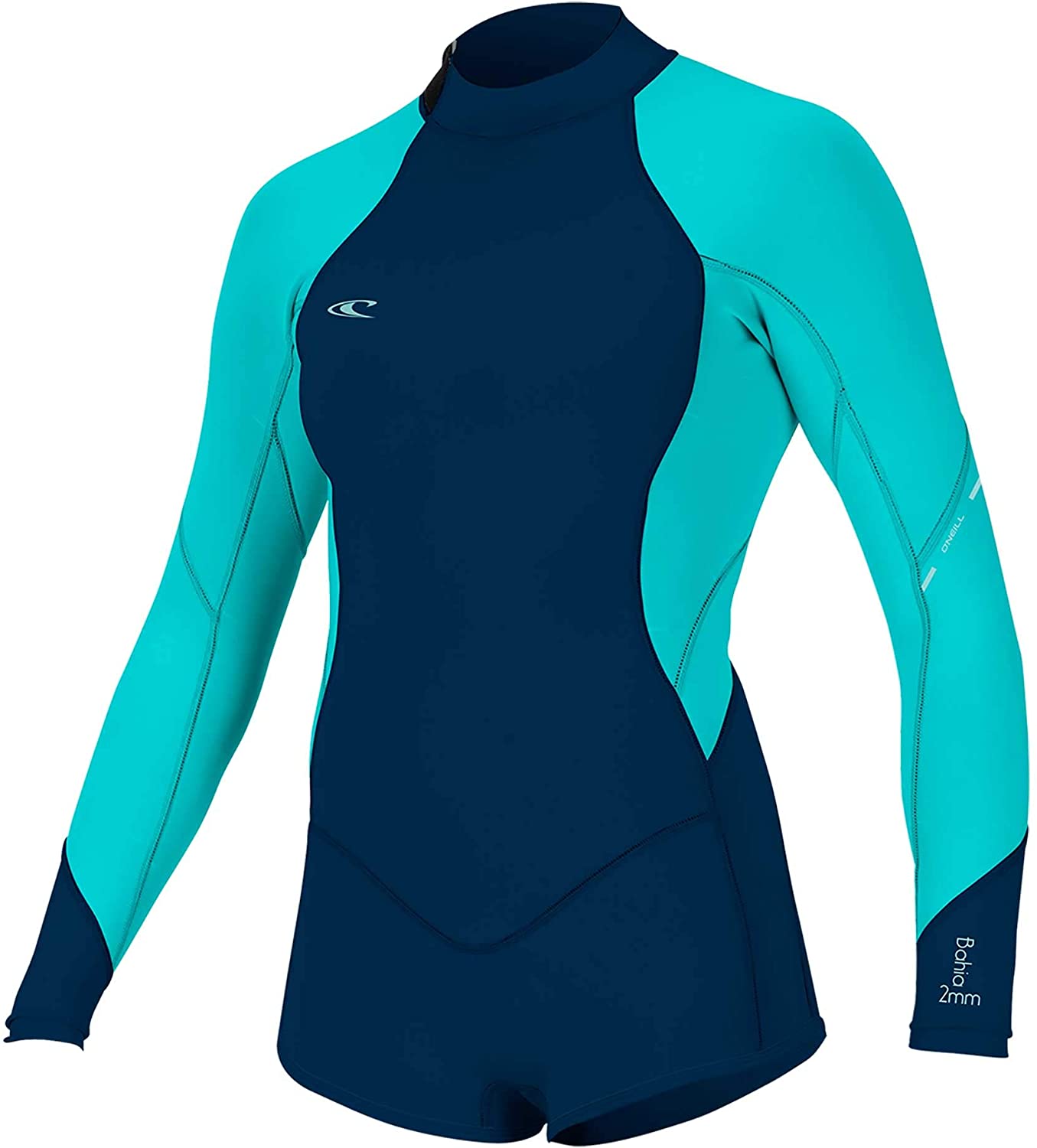 O'Neill Girls 2/1mm Bahia Back Zip Longsleeve Springsuit