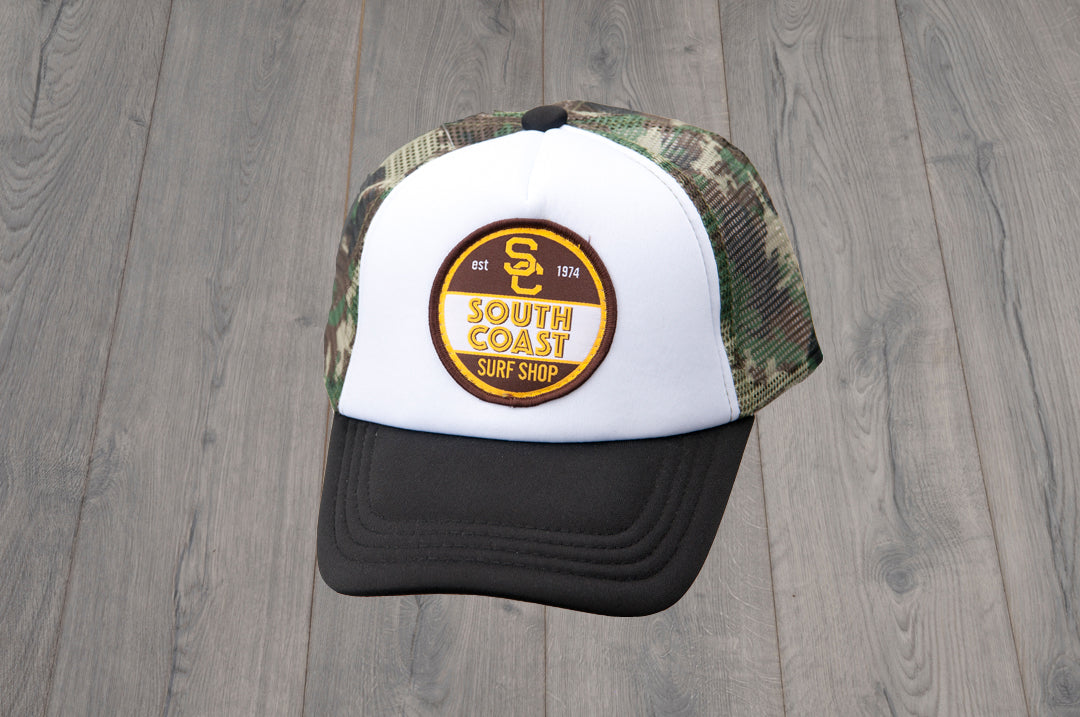 South Coast Youth Padres Circle Trucker Hat