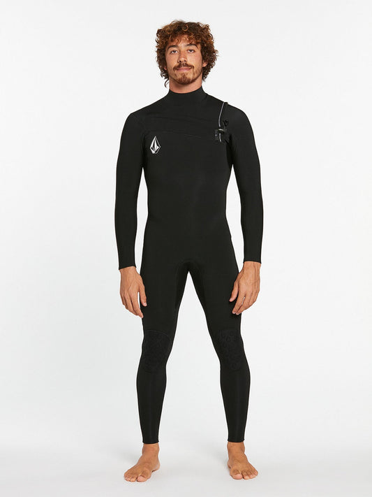 Volcom Mens 4/3mm Modulator Chest Zip Full Wetsuit