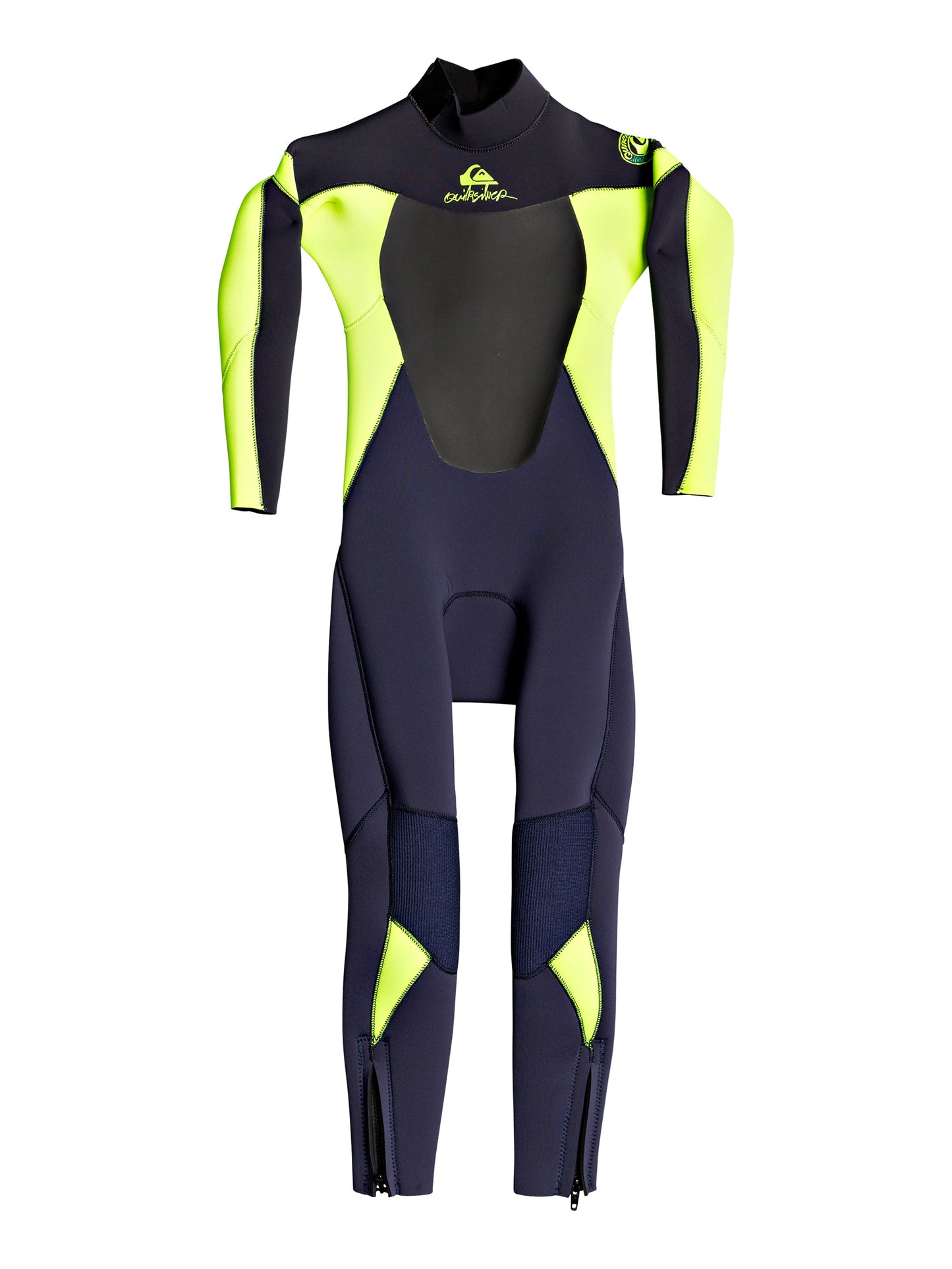 Quiksilver Boys 3/2mm Syncro Backzip Full Wetsuit