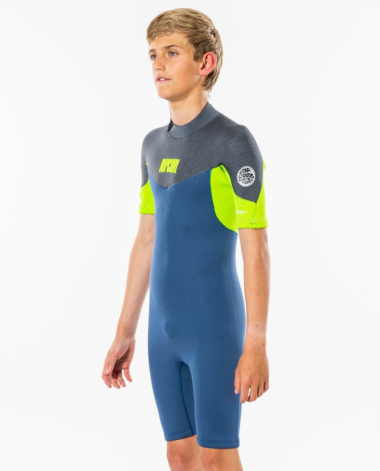 RIPCURL BOYS 2MM DAWN PATROL BACK ZIP SPRING WETSUIT