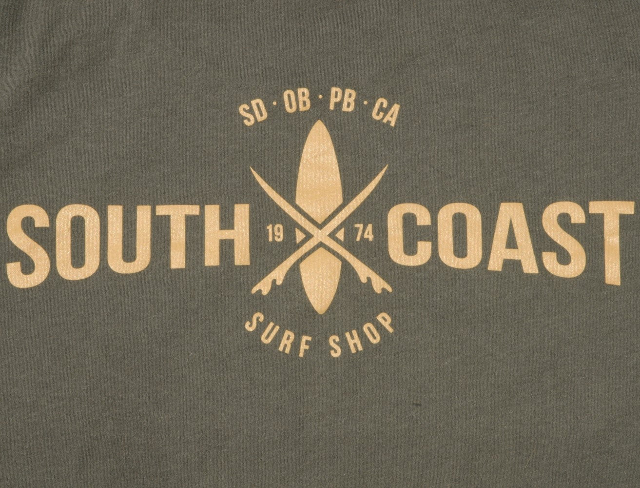 South Coast Mens Cross Logo Tee