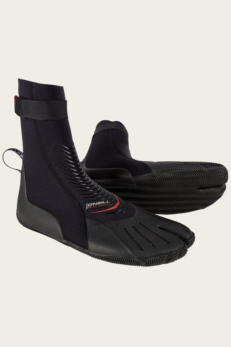 O'Neill Mens Heat Split Toe 3mm Booties