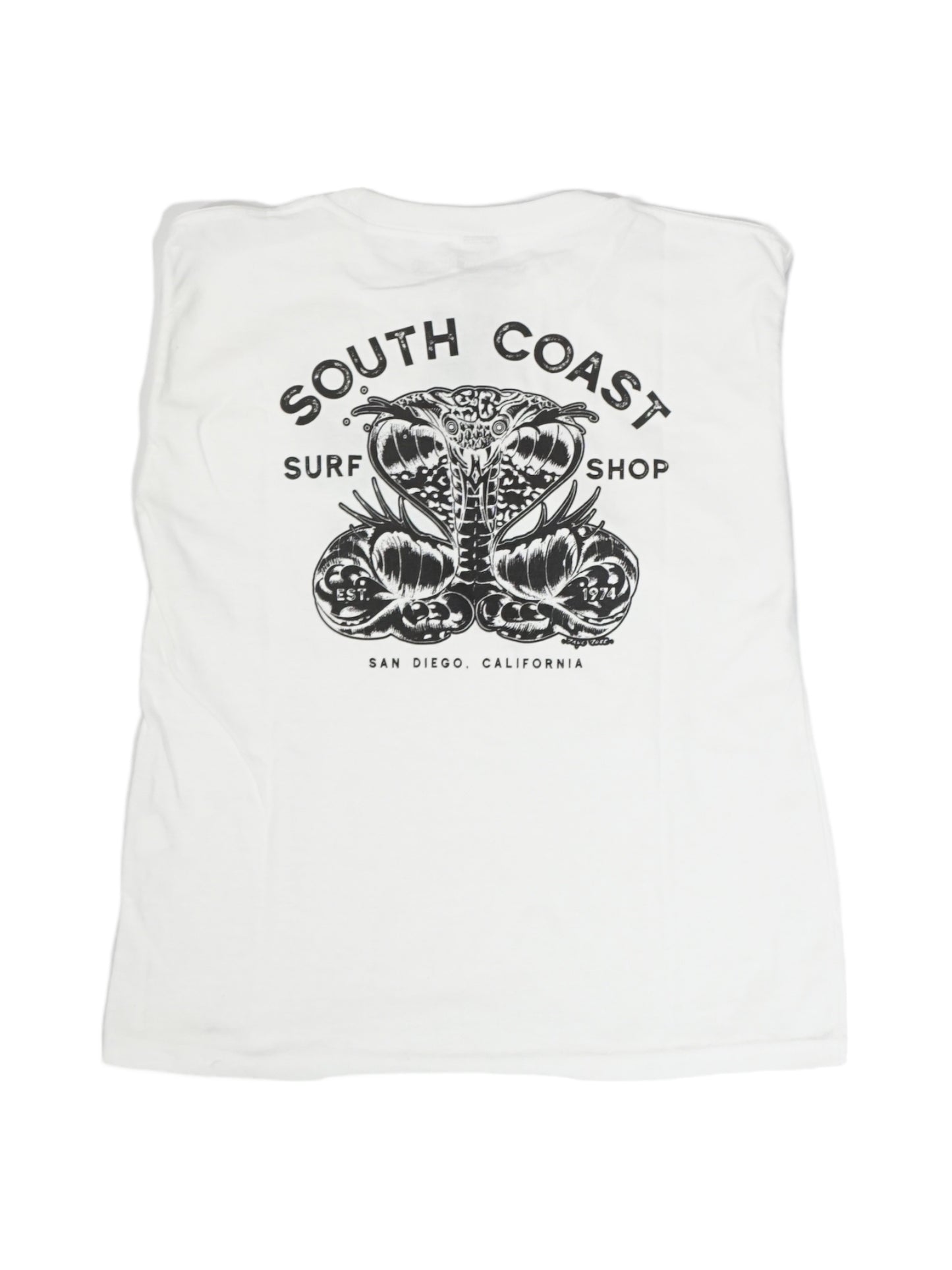 South Coast Kids Cohbra Longsleeve Tee White