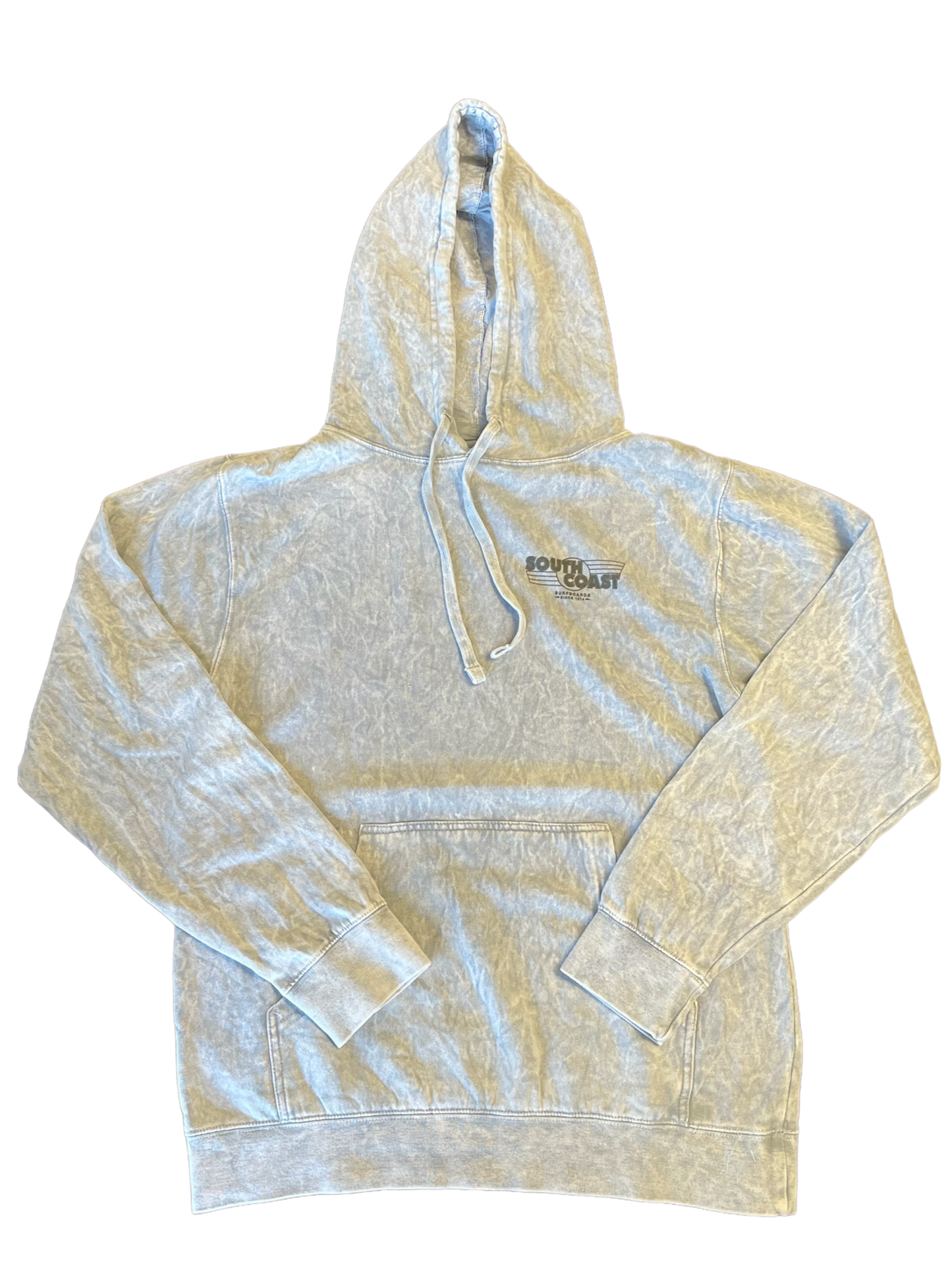South Coast Mens Retro Flag Vintage Pullover Hoodie