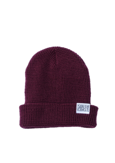 South Coast Adults Camper Beanie Burgundy