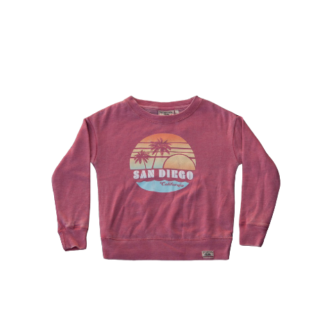 South Coast Girls Shore Thing Crew Watermelon