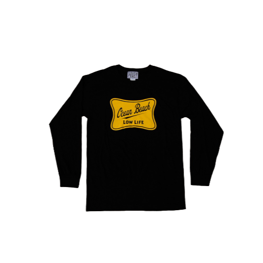 South Coast Adult Low Life Long Sleeve T-Shirt In Black