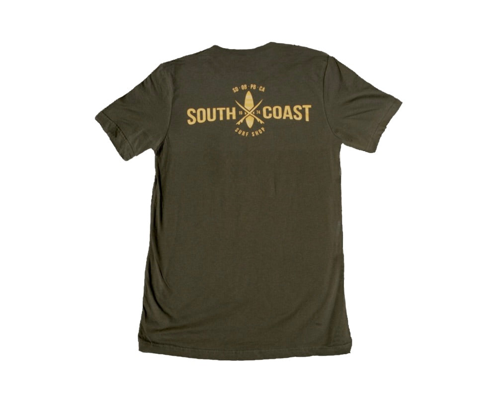 South Coast Mens Cross Logo Tee
