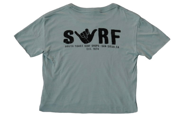 South Coast Womens Shaka Ladies Crop T-Shirt