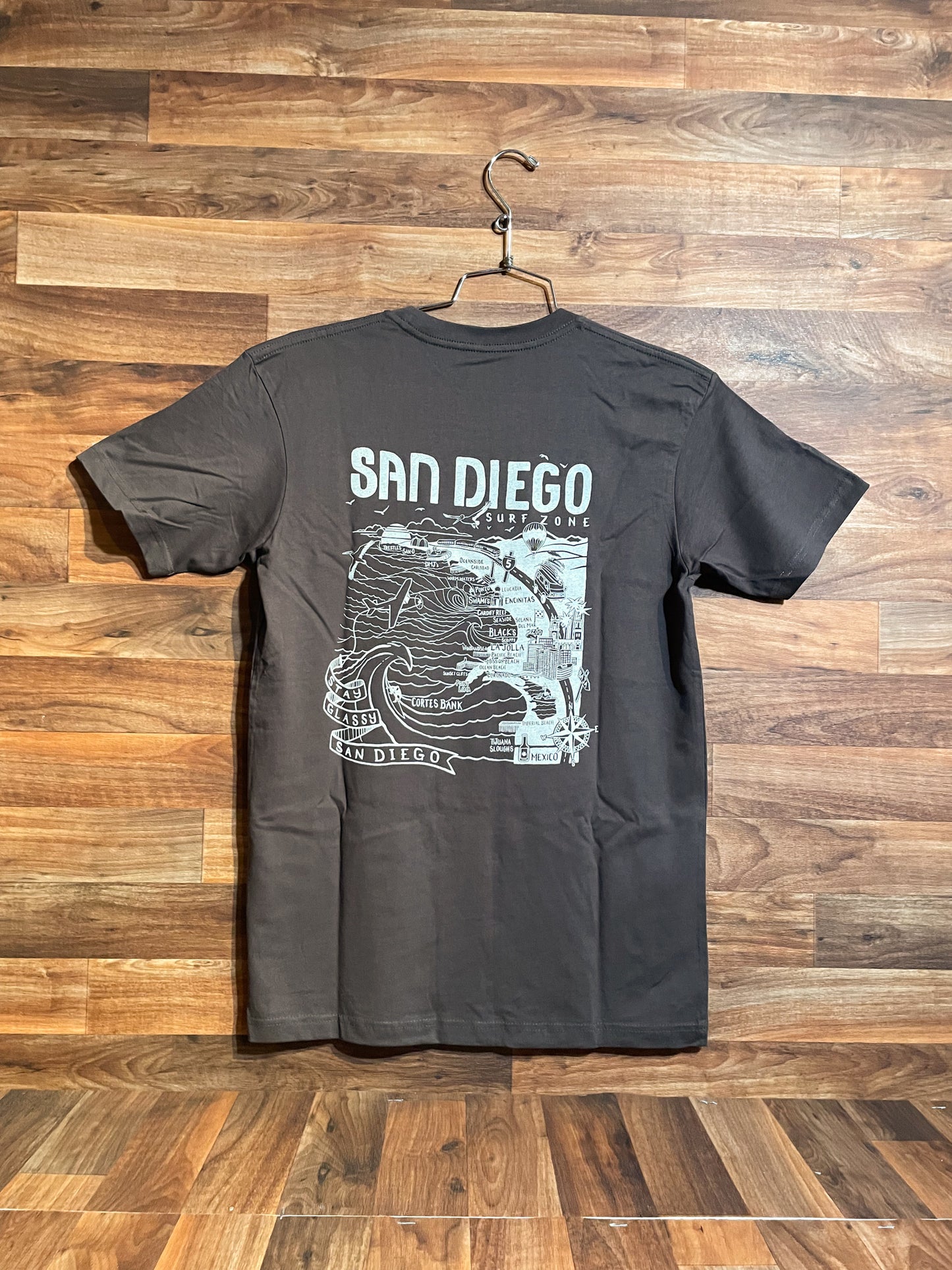 South Coast Mens SD Map Tee