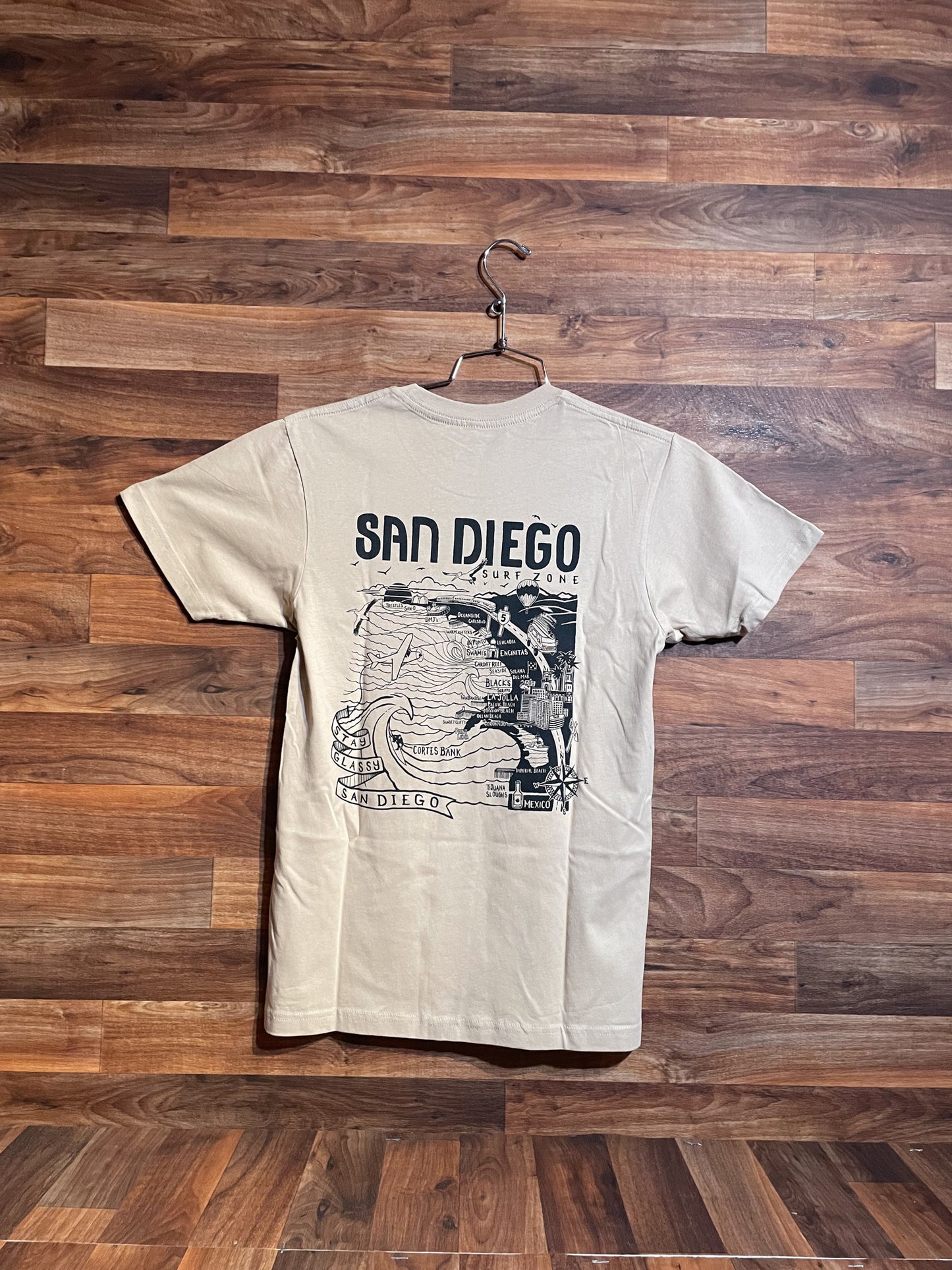 South Coast Mens SD Map Tee