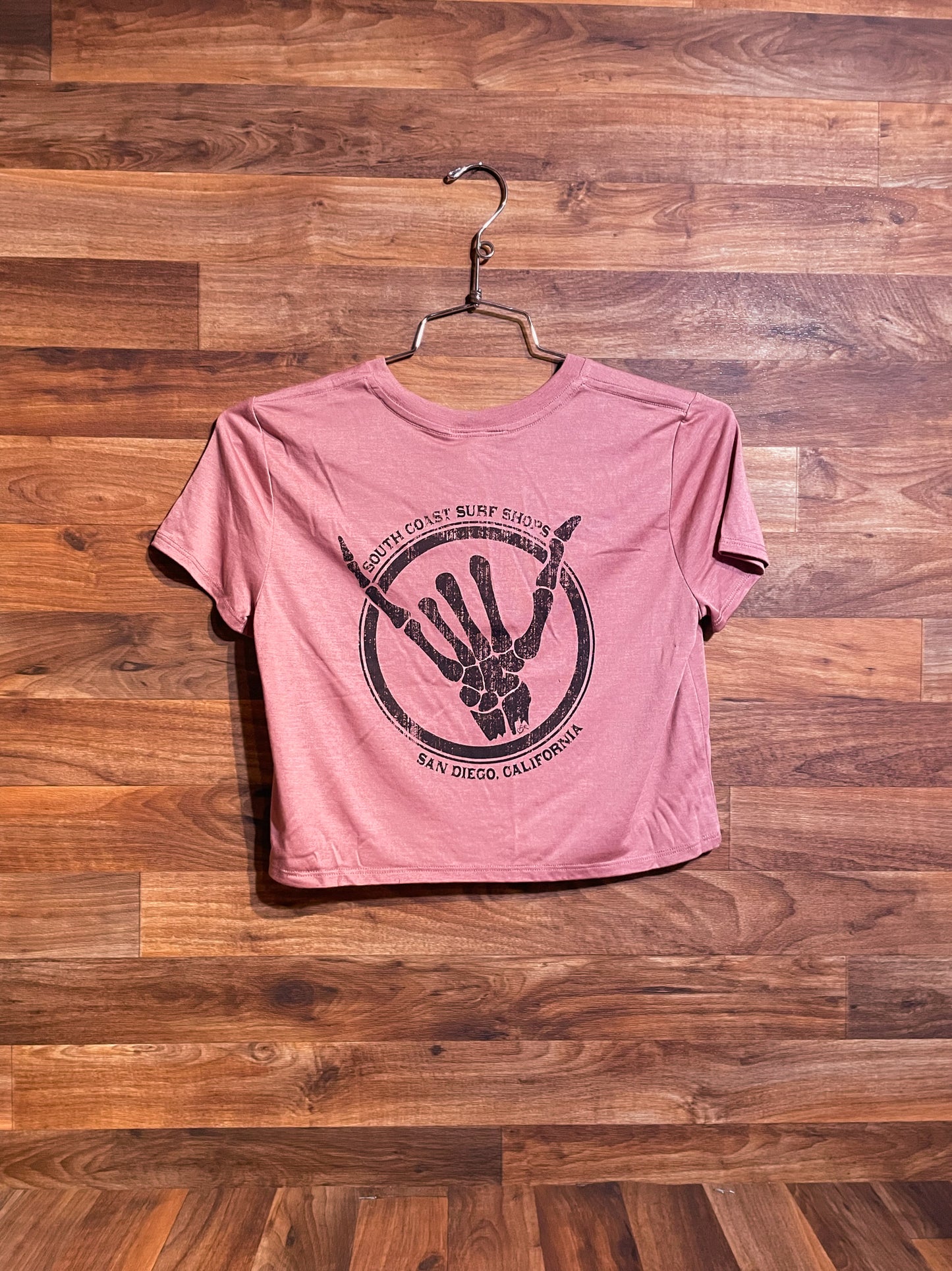 South Coast Womens Shaka Bones Crop Tee