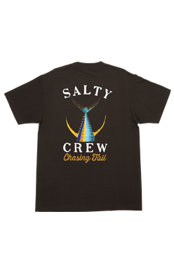 SALTY CREW MENS TAILED SHORTSLEEVE T-SHIRT BLACK