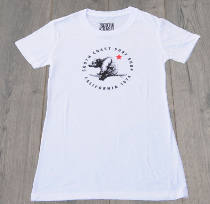 South Coast Womens Bear On Board T-Shirt
