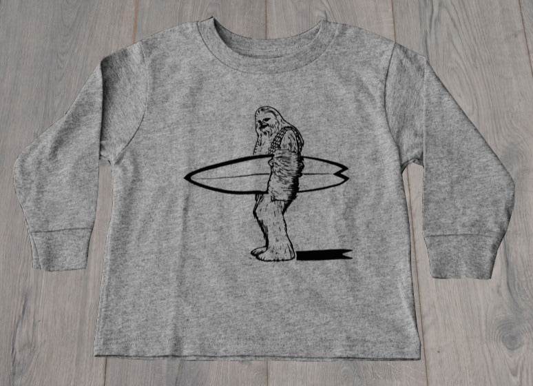 Ryder Kids Chewbaca Long Sleeve T-Shirt Charcoal