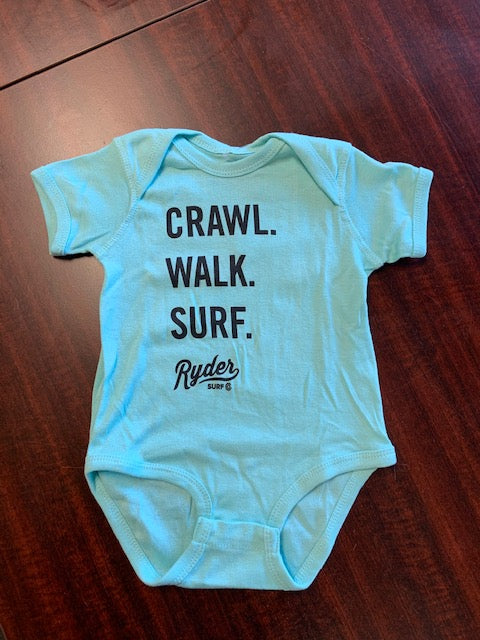 Ryder Surf Toddler Crawl Walk Surf Onesie