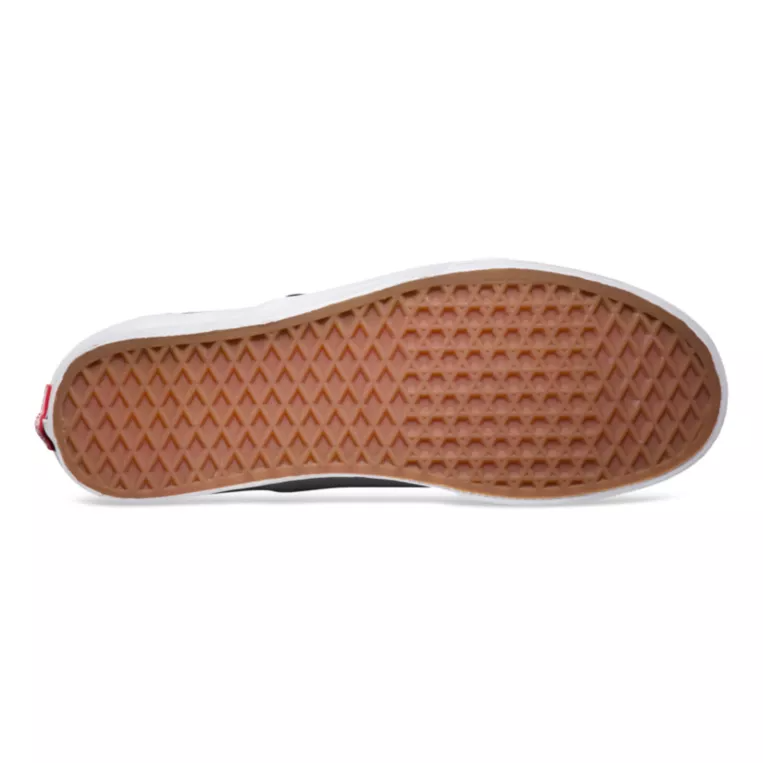 Vans Womens Classic Slip Black Checkerboard Shoes
