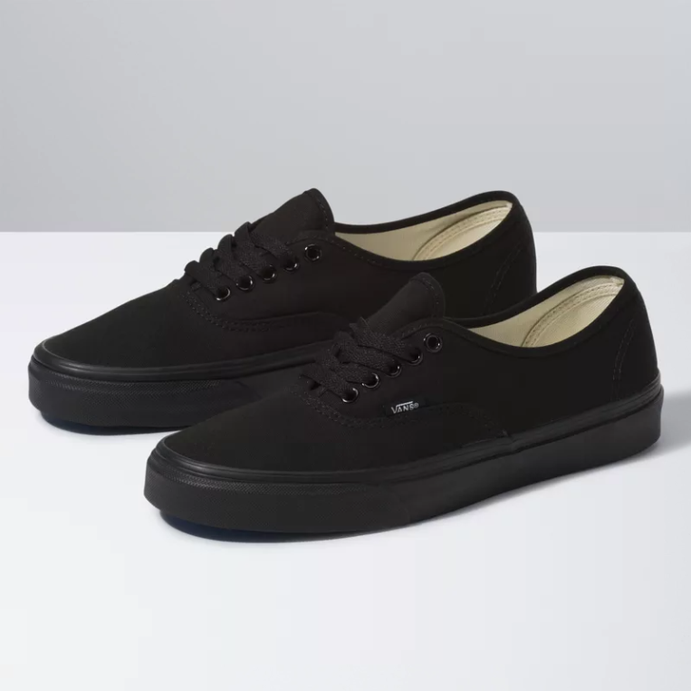 Vans Mens Authentic Black Shoes