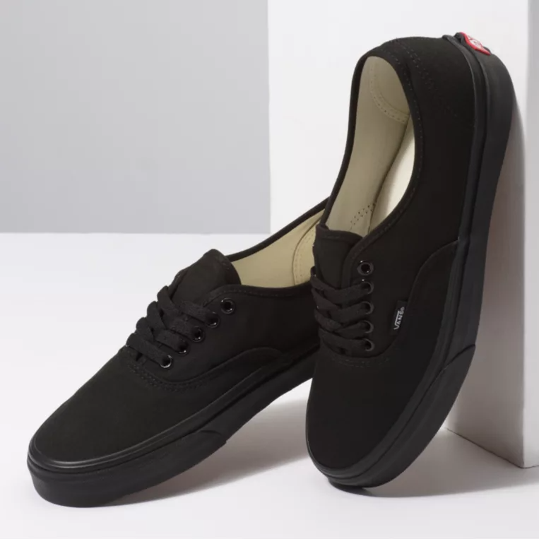 Vans Mens Authentic Black Shoes