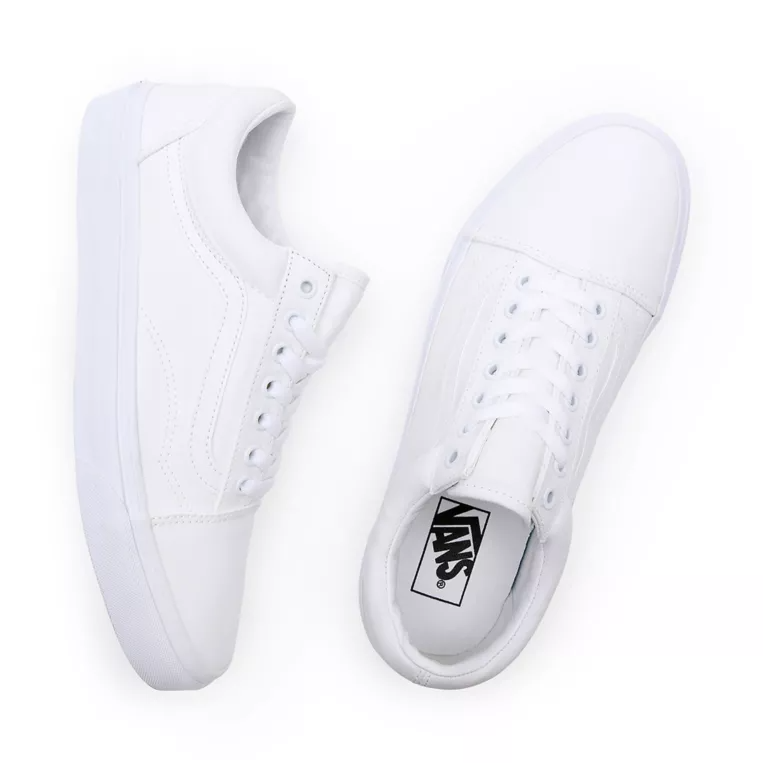 Vans Womens Old Skool True White Shoes