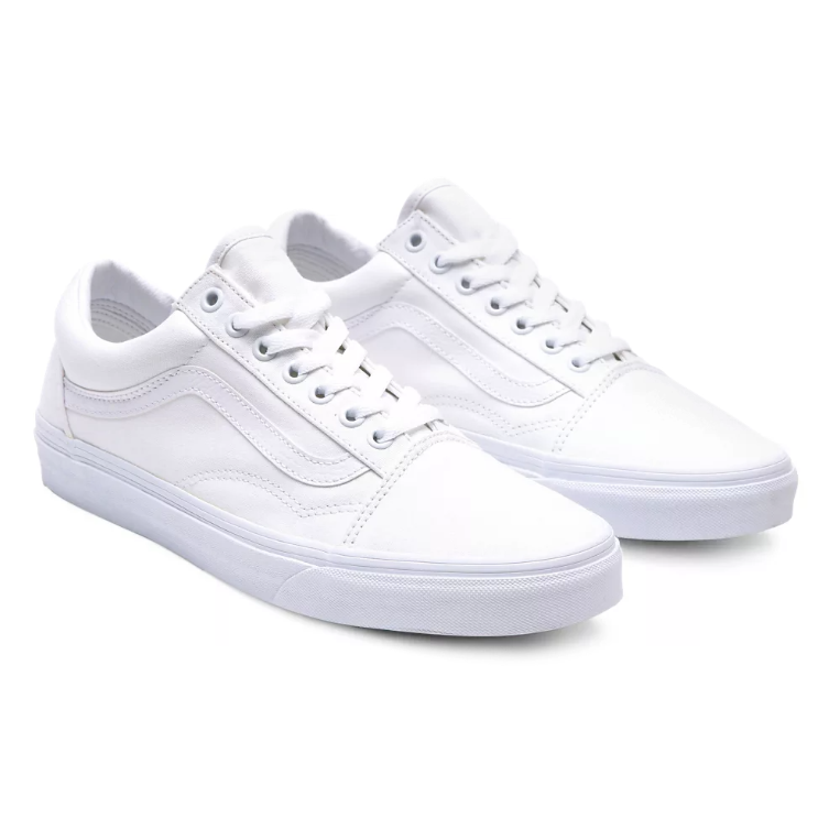 Vans Womens Old Skool True White Shoes