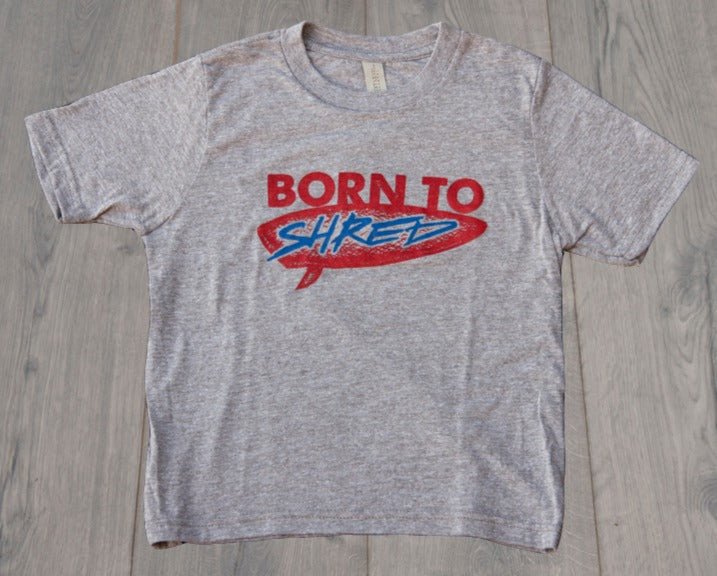 Ryder Youth Born To Shred T Shirt Grey
