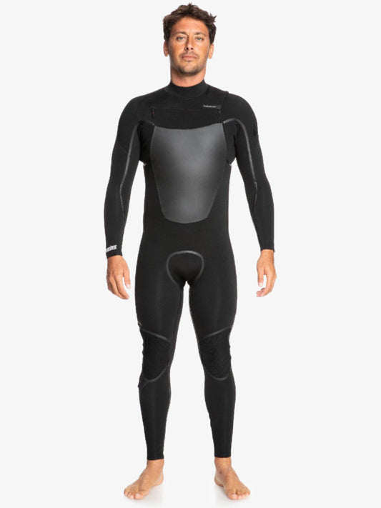 Quiksilver Mens Marathon Sessions 4/3mm Chest Zip Wetsuit