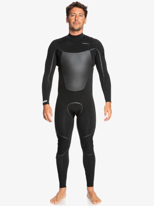 Quiksilver Mens Marathon Sessions 3/2mm Chest Zip Wetsuit