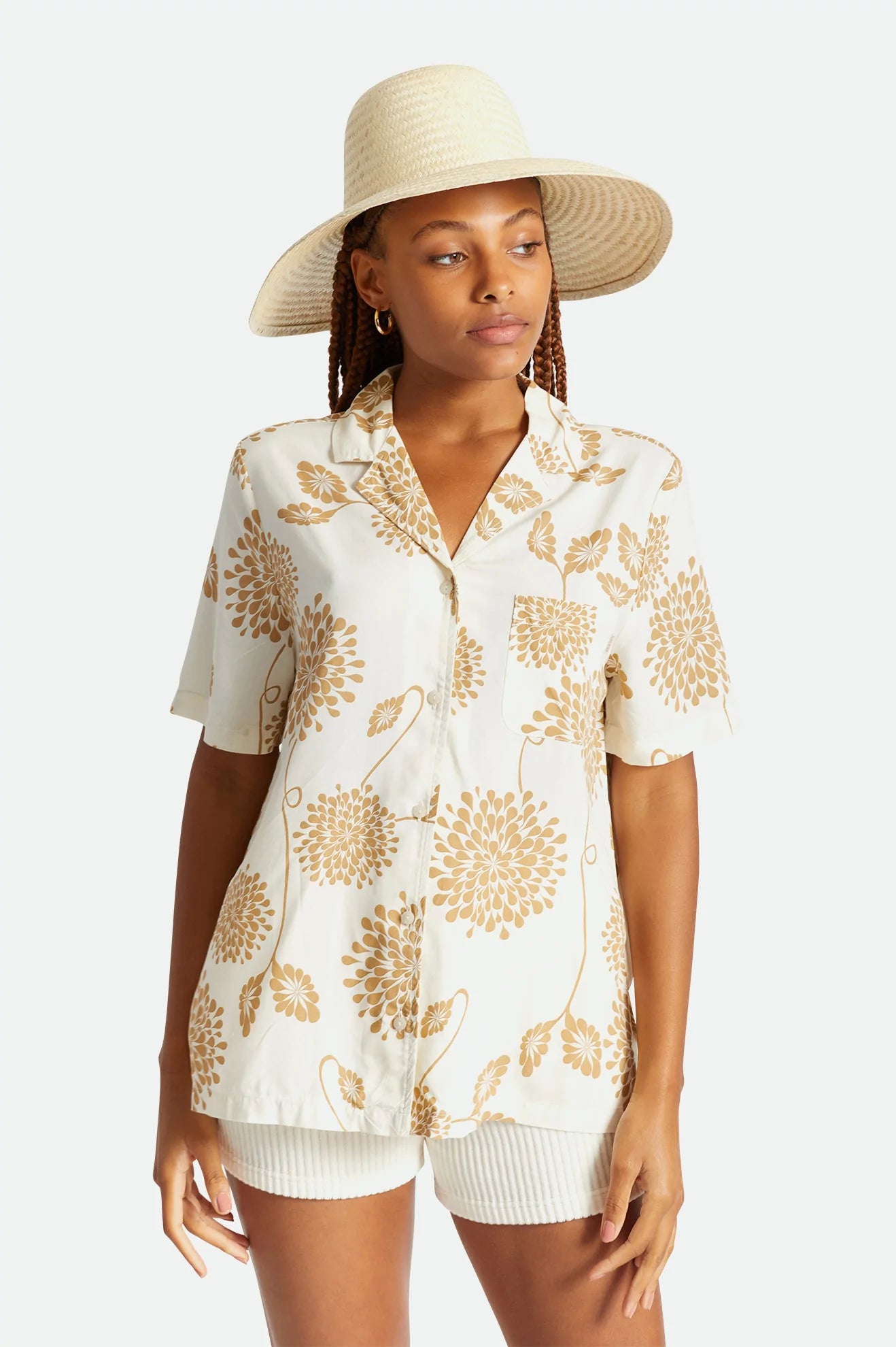 Brixton Womens Janae Straw Hat