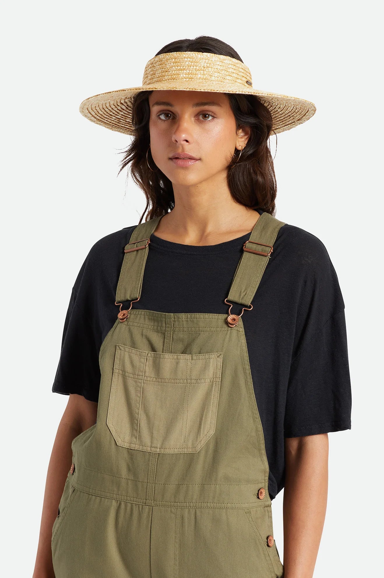 Brixton Womens Joanna Visor Straw Hat