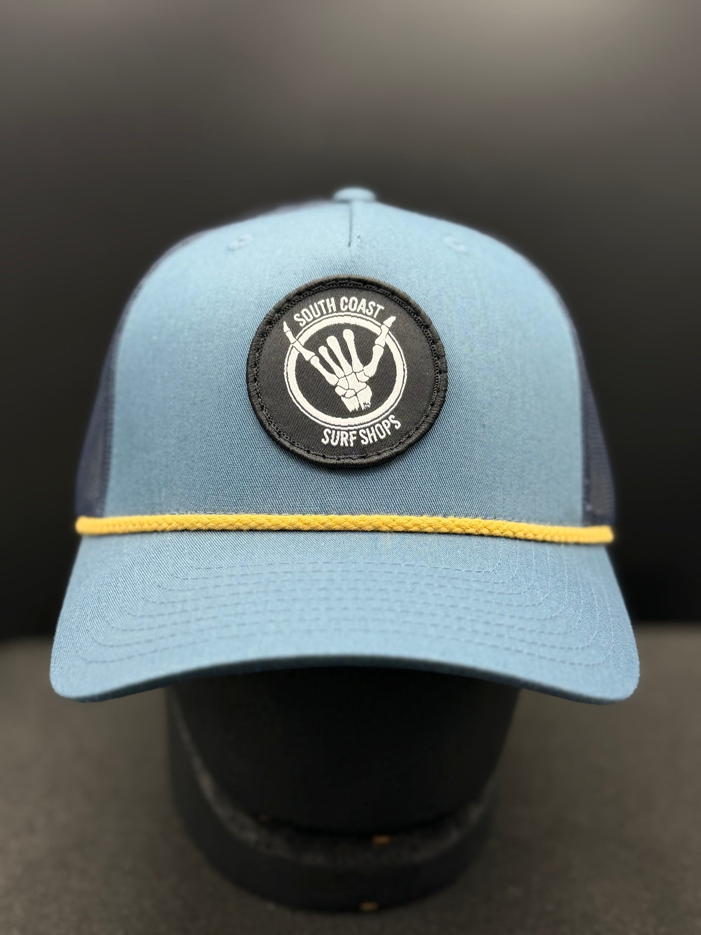 South Coast Adult Shaka Bones Hat Indigo
