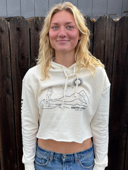 South Coast Ladies Surf Country Hoodie Bone