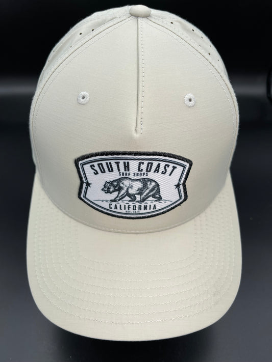 South Coast Adult Cali Bear Hat Perforated Stone